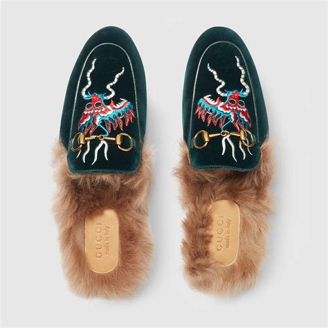 gucci velvet slippers mens|Gucci slippers men price.